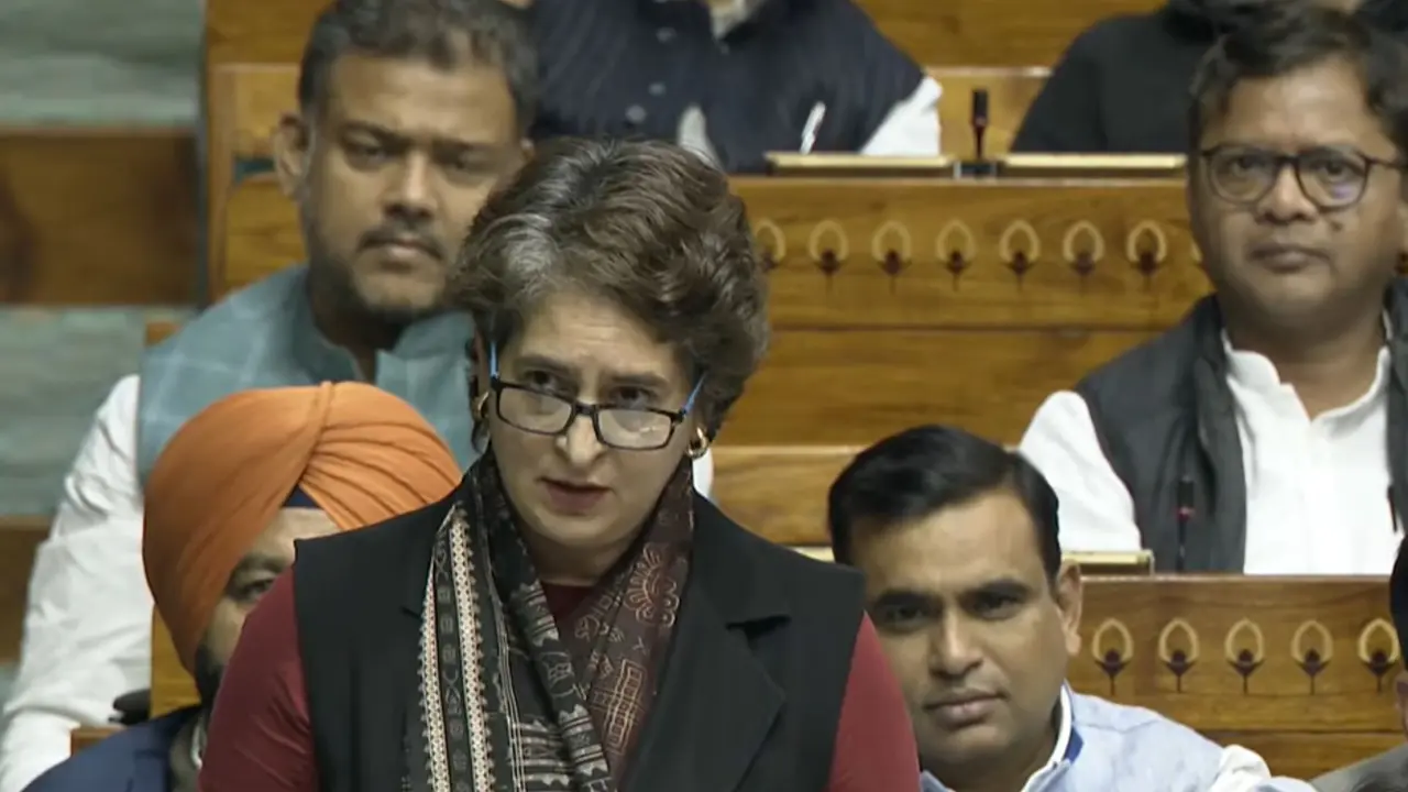 Priyanka Gandhi Vadra in Lok Sabha