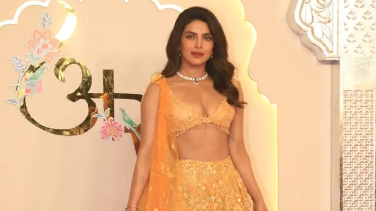 Priyanka Chopra Wraps Shooting For Next Hollywood Film The Bluff Priyanka Chopra Jonas showed up at the Ambani wedding in a vibrant orange-coloured lehenga.
