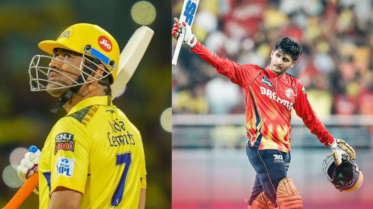 Priyansh Arya Century has special connection with MS Dhoni PBKS Harpreet Brar share a video