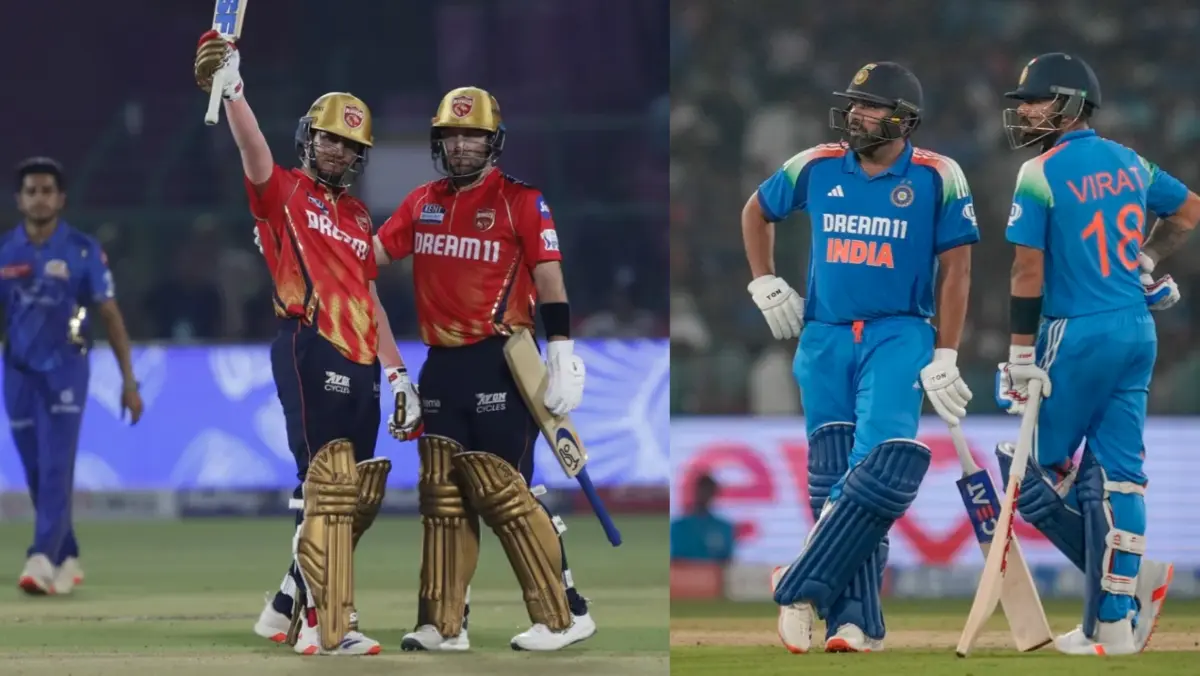 Priyansh Arya, Josh Inglis, Rohit Sharma and Virat Kohli