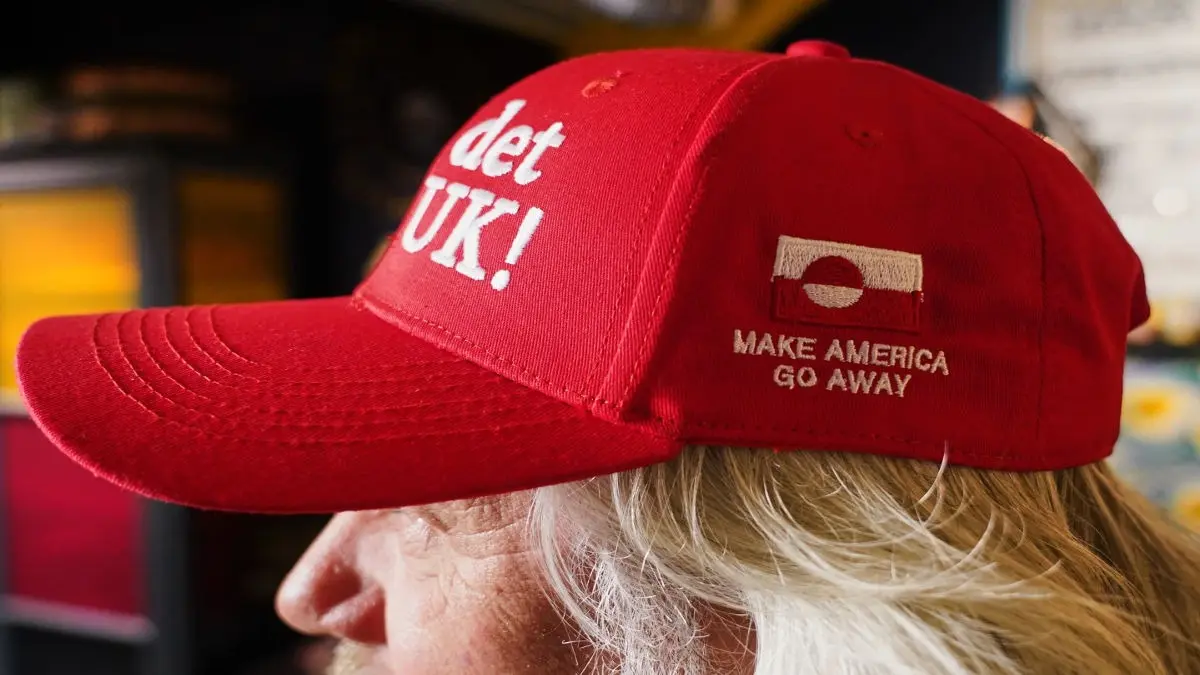 Pro-Greenland Protesters Mock Trump’s MAGA Slogan With ‘Make America Go Away’ Caps Pro-Greenland Protesters Mock Trump’s MAGA Slogan With ‘Make America Go Away’ Caps