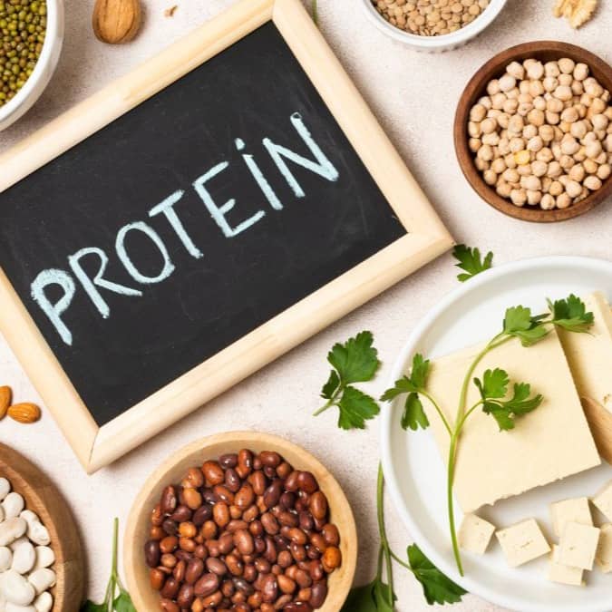 protein rich food for vegetarians or vegan from plants