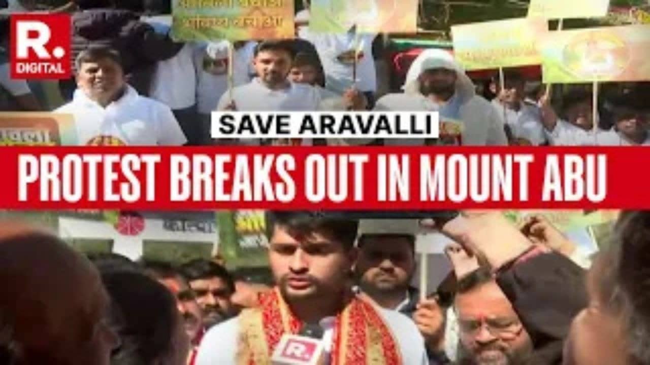 Protest Breaks Out In Mount Abu Against Illegal Mining,