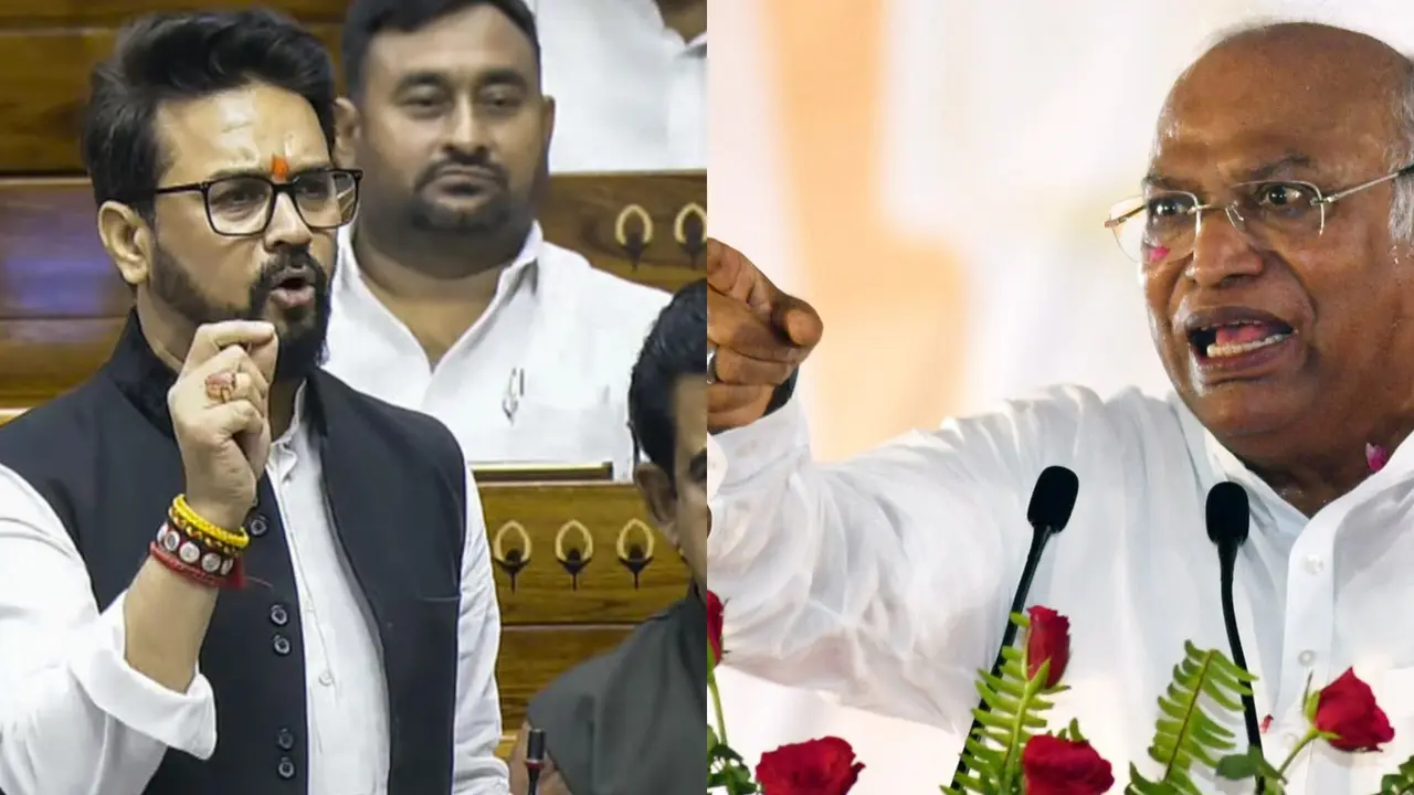 'Prove or Resign': Mallikarjun Kharge lashes out at Anurag Thakur's 'Land Grabbing' Corruption Charge