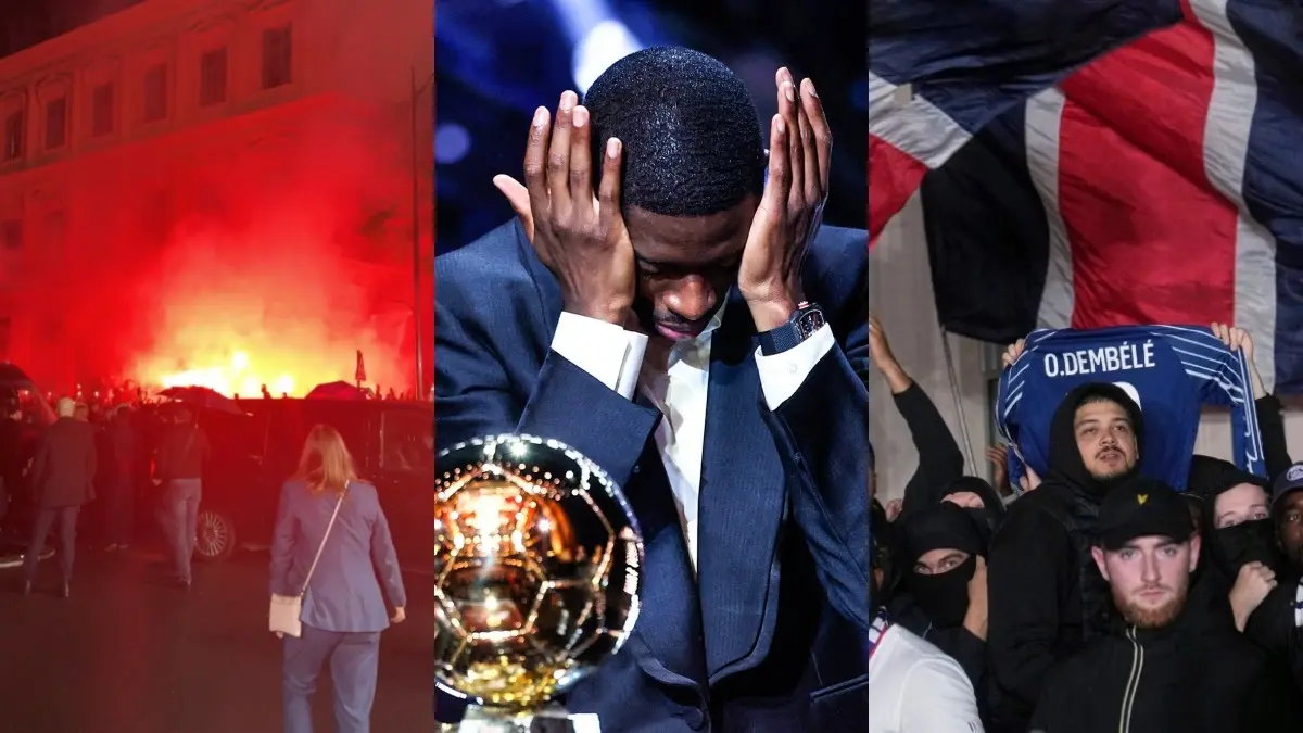 WATCH | PSG Fans Take to Streets in Paris to Celebrate Ousmane Dembélé's Ballon d'Or Win PSG Fans celebrating Dembélé‘s Ballon d‘Or