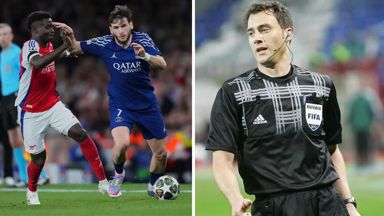 PSG vs Arsenal UCL Referee