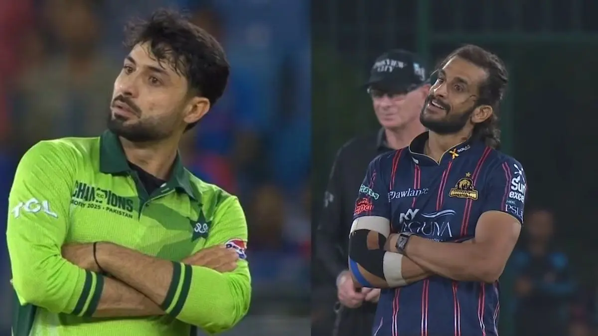 PSL 2025 Hasan Ali make clean bold Abrar Ahmed take wicket of Shubman gill in champions trophy video viral