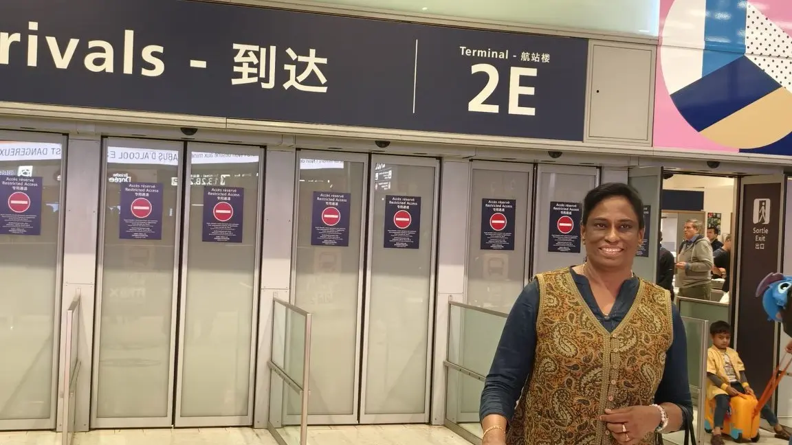 PT Usha lands in Paris for Olympics