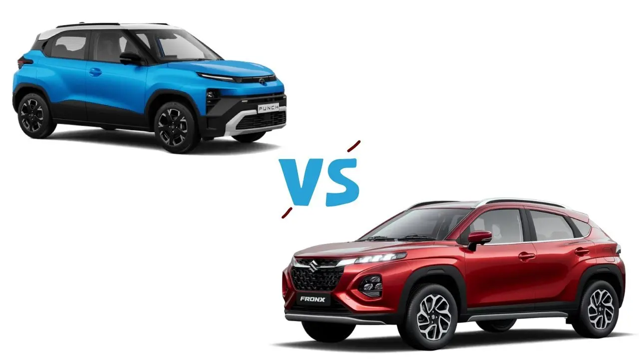 Tata Punch 2026 vs Maruti Suzuki Fronx - How Do They Compare? Punch 2026 vs Fronx