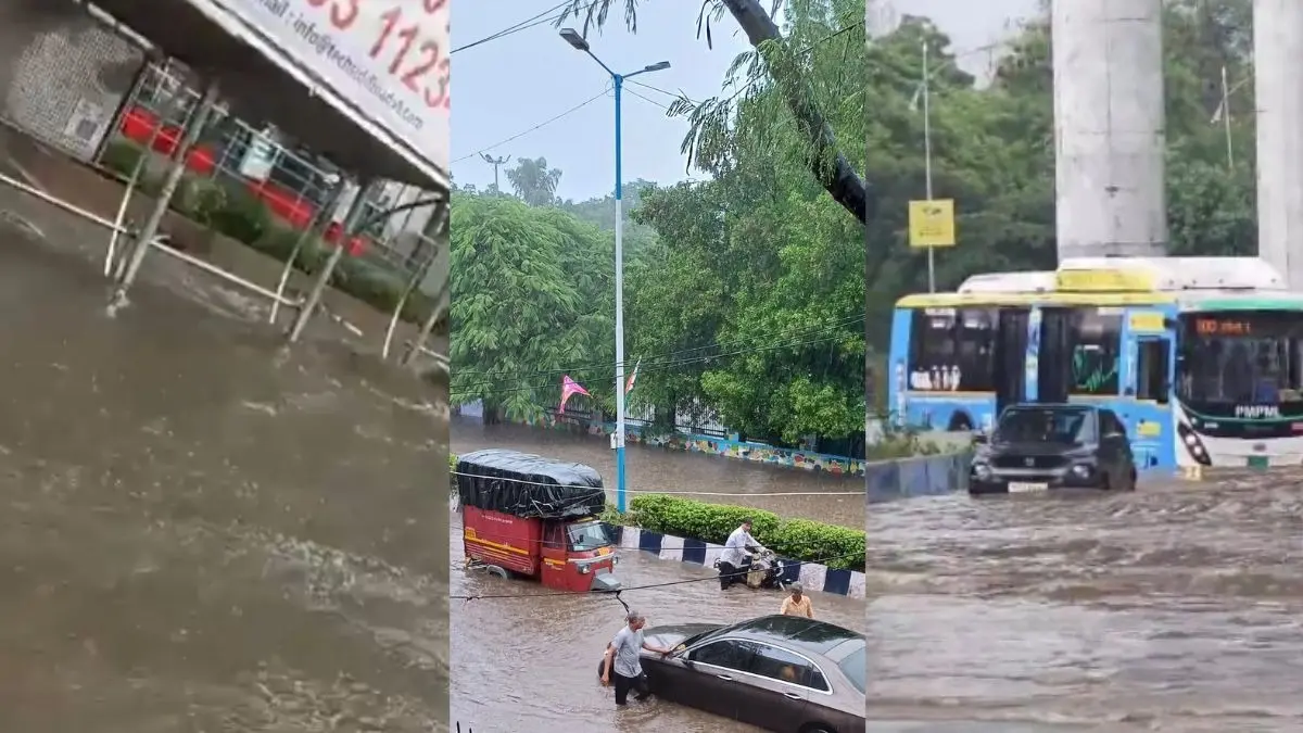 Heavy Rain Lashes Delhi-NCR: Waterlogging, Traffic Jams Disrupt City; Air India, IndiGo Issue Travel Advisory-Check Details Heavy Rain Lashes Delhi-NCR; Waterlogging, Traffic Snarls Hit Capital, Indigo Issue Travel Advisory