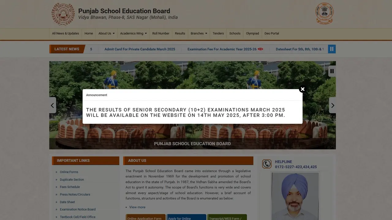 Punjab Board Class 12th Result 2025 Tomorrow at 3 PM, Know How to Check On pseb.ac.in and DigiLocker Punjab Board Class 12th Results 2025 Tomorrow at 3 PM, Know How to Check On pseb.ac.in and DigiLocker