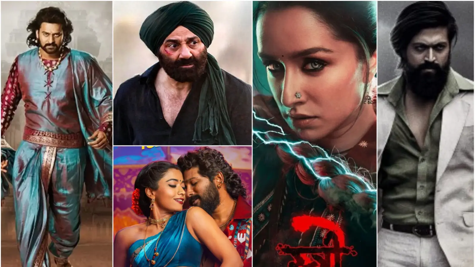 Pushpa 2 Vs Stree 2 Vs Gadar 2 Vs KGF 2 Vs Baahubali 2: Box Office ...