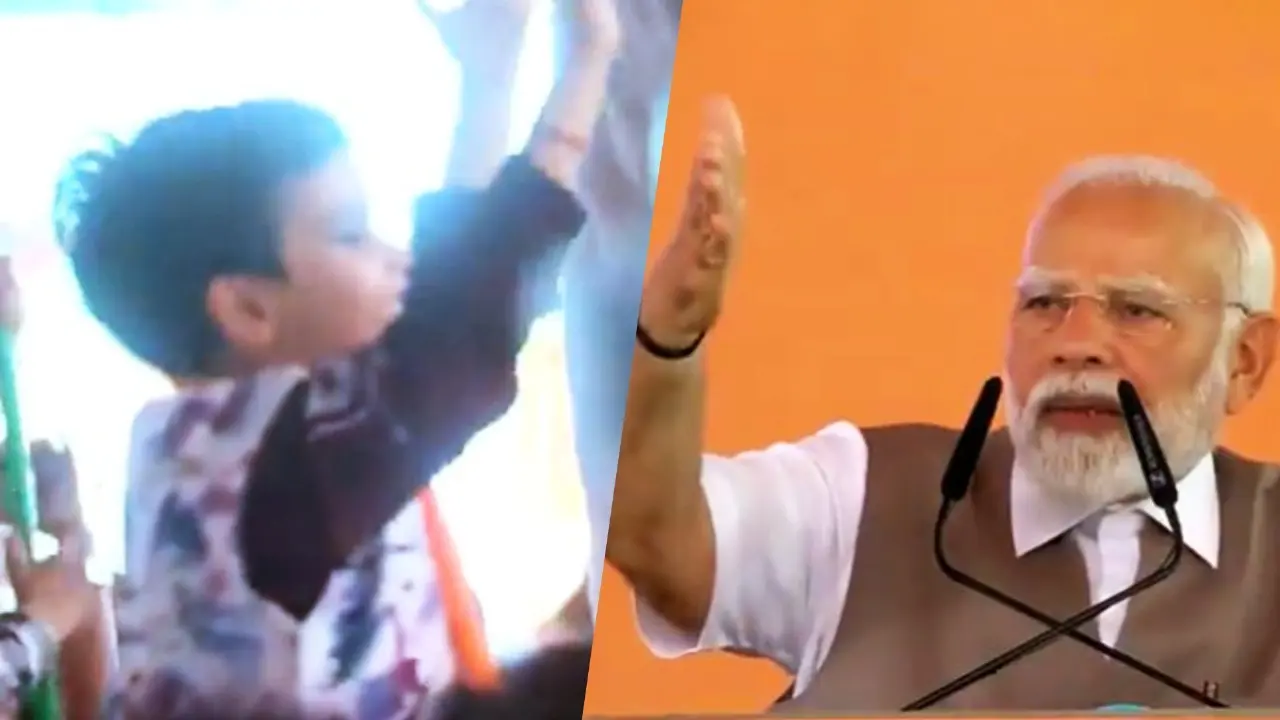 Put Your Hands Down or They’ll Hurt: PM Modi’s Caring Moment With Child Melts Hearts | WATCH