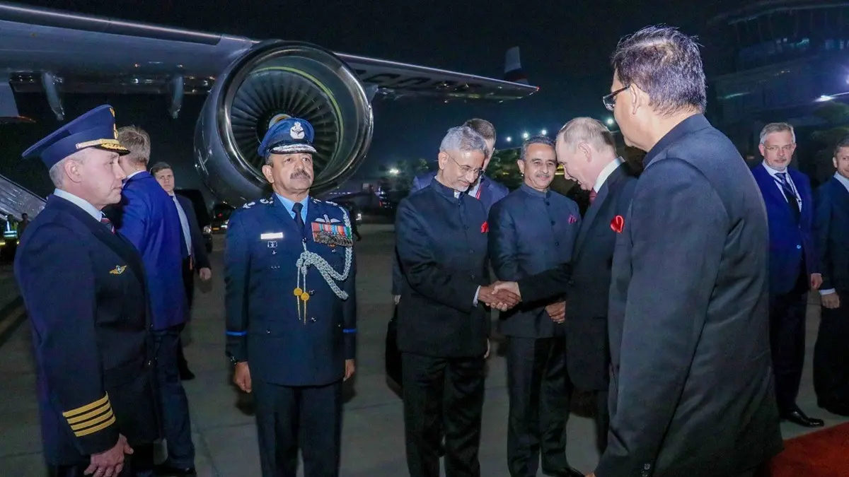 Putin Departs After 2-Day India Visit, Jaishankar Bids Farewell At Palam Airport