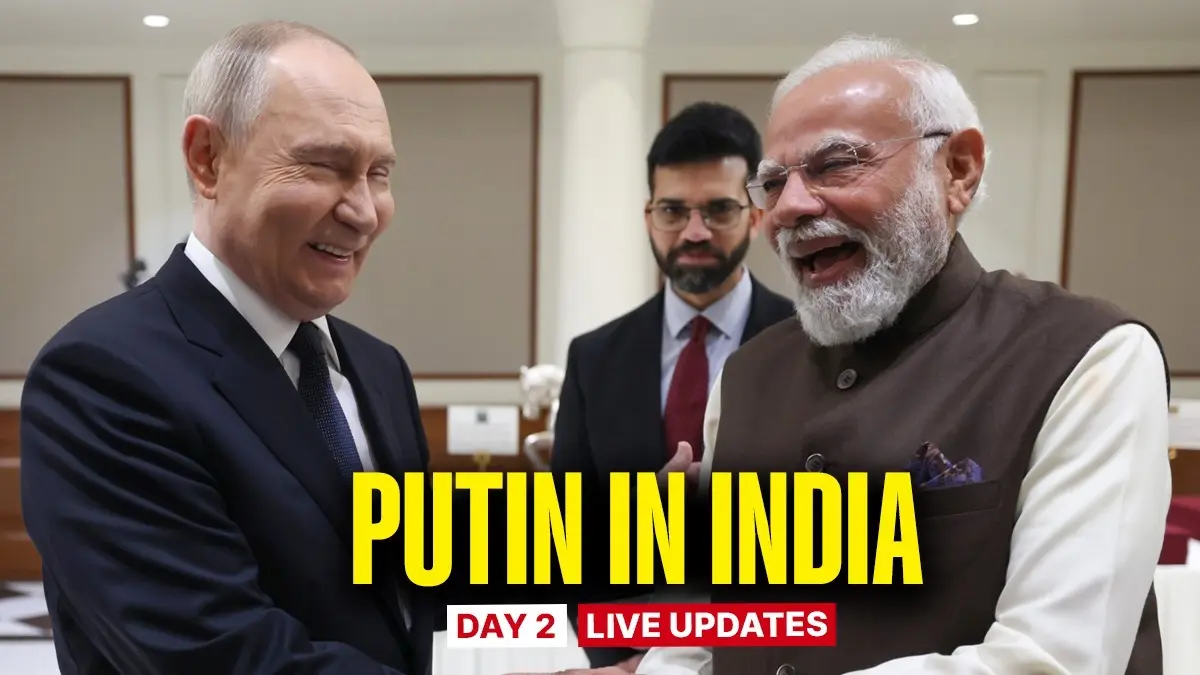 Putin In India Day 2 LIVE: PM Modi-Russian Prez Handshake Sets Tone; Ceremonial Welcome At 11 AM, Key Bilateral Talks Ahead