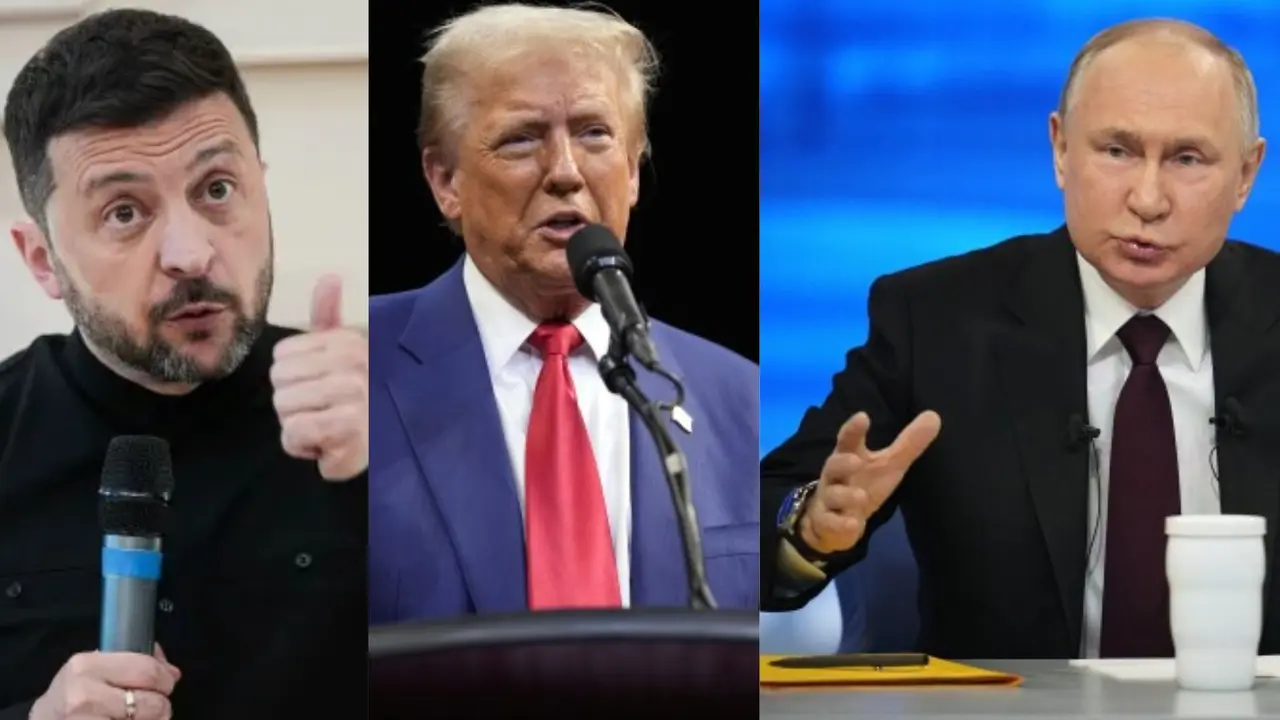 Putin-Zelenskyy-Donald Trump