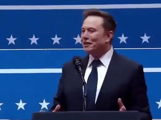 Elon Musk Viral Hand Gesture