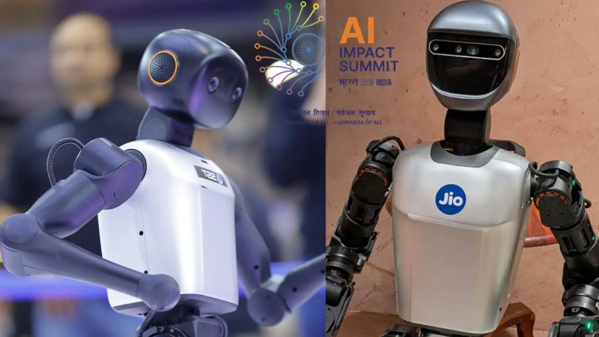 India AI Impact Summit 2026: हाय राम Robots का है जमाना...,एआई समिट में इन 2 रोबोट ने मचाई धूम; एक है इंडियन Qualcomm Jio Robots