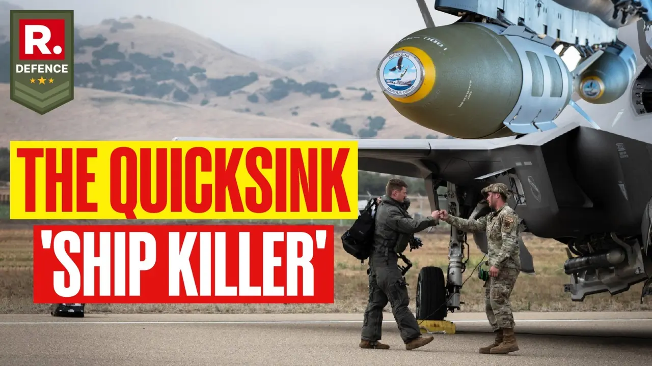 US Air Force Tests New QUICKSINK ‘Ship Killer’ Guided Bomb to Enhance Maritime Ops QUICKSINK