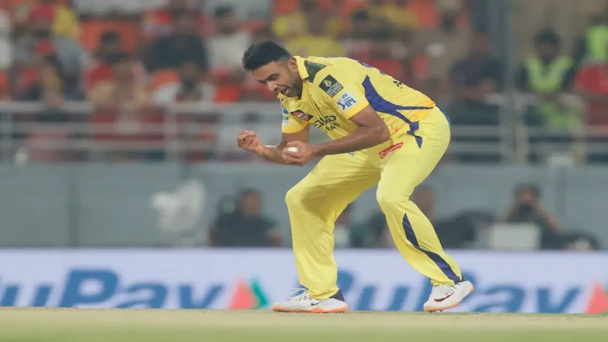 R Ashwin celebrates after dismissing Glenn Maxwell