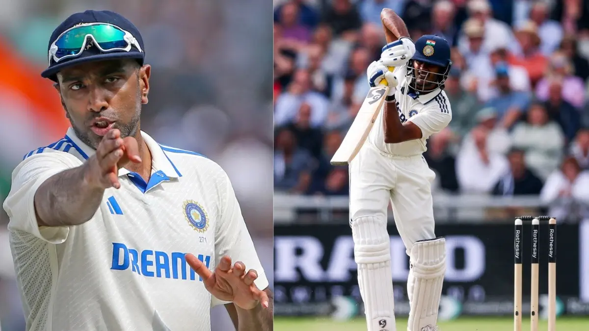 R Ashwin showers praise on Sai Sudharsan