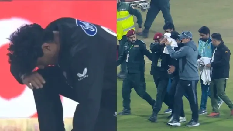 New Zealand's CT Ambitions At Risk! All-Rounder Rachin Ravindra Left Bleeding After Suffering Brutal Hit To Head With Ball Rachin Ravindra