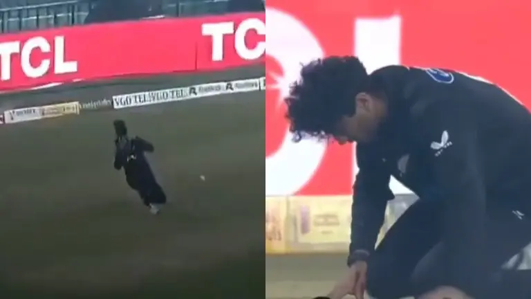 Rachin Ravindra suffered a freak injury