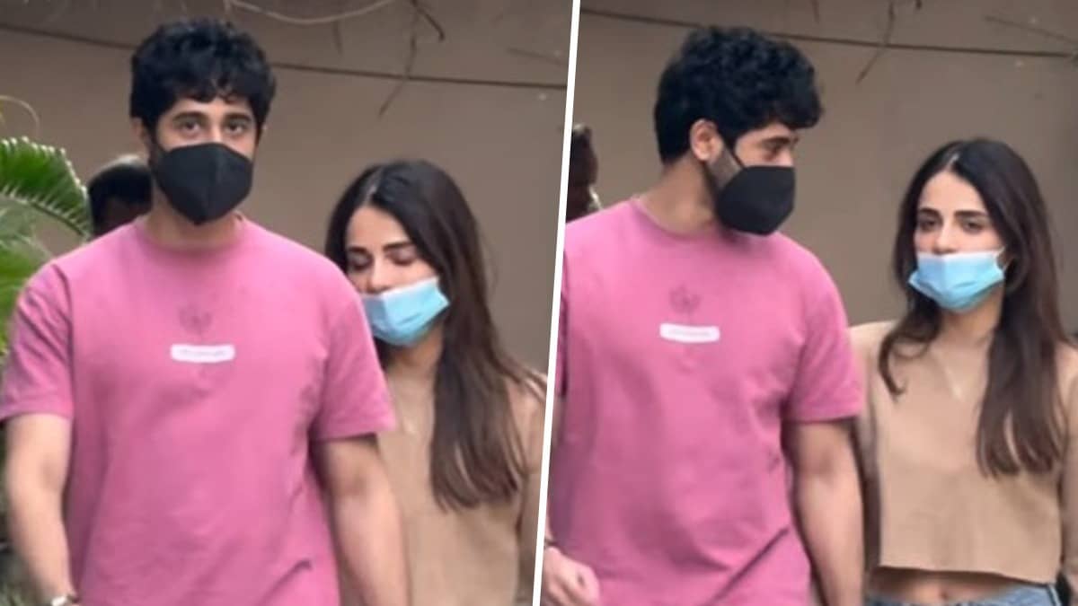 Radhikka Madan was snapped with her boyfriend in Mumbai