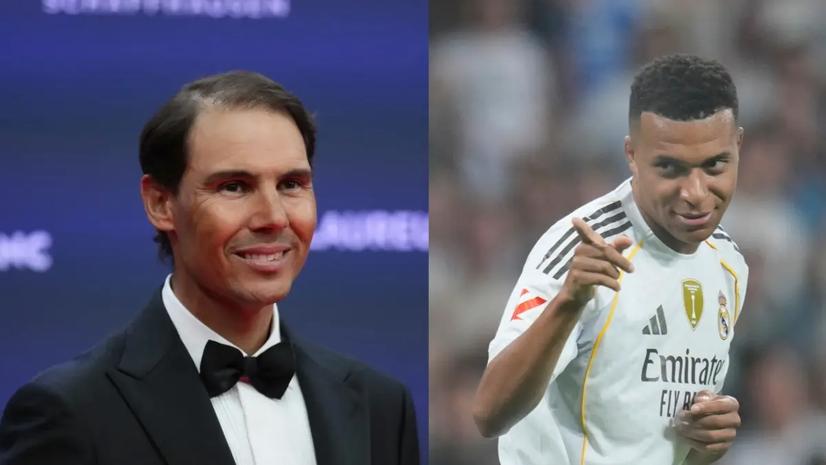 Rafael Nadal and Kylian Mbappe