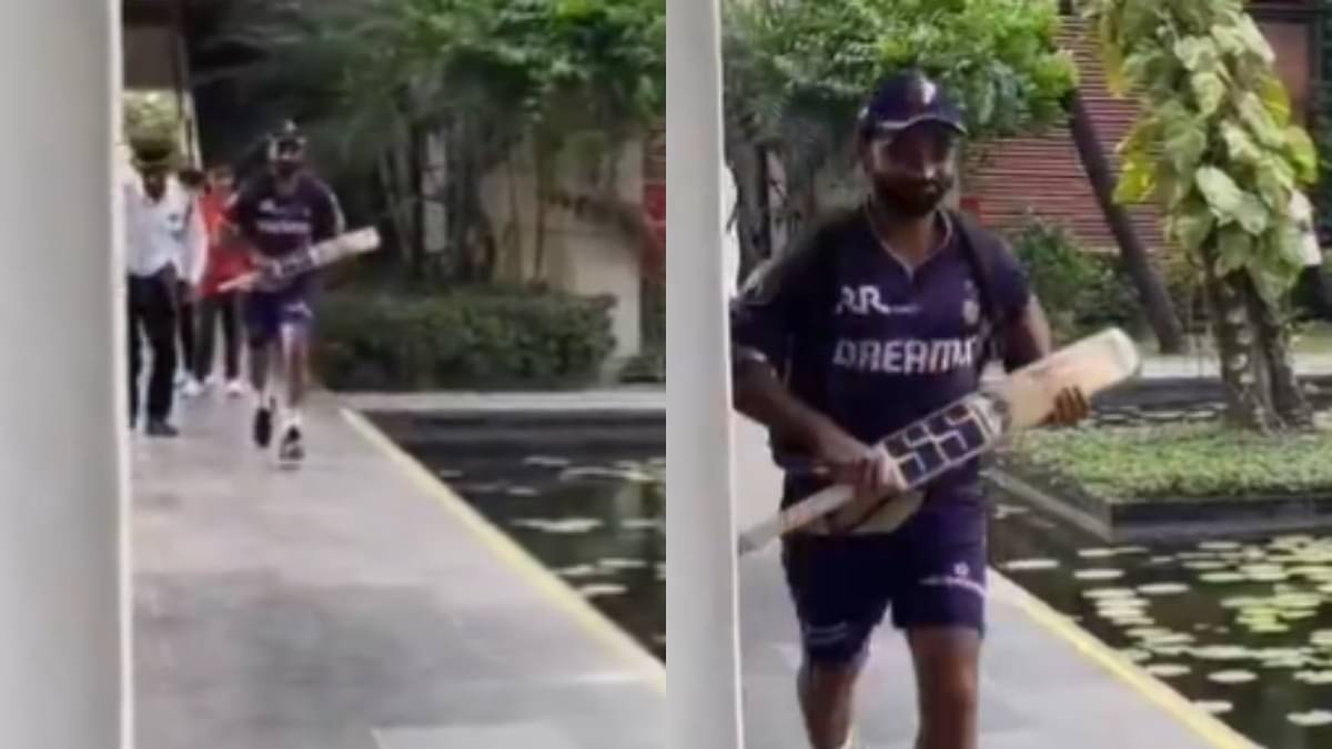 KKR Captain Ajinkya Rahane Does a Rohit Sharma, Nearly Misses Team Bus ...