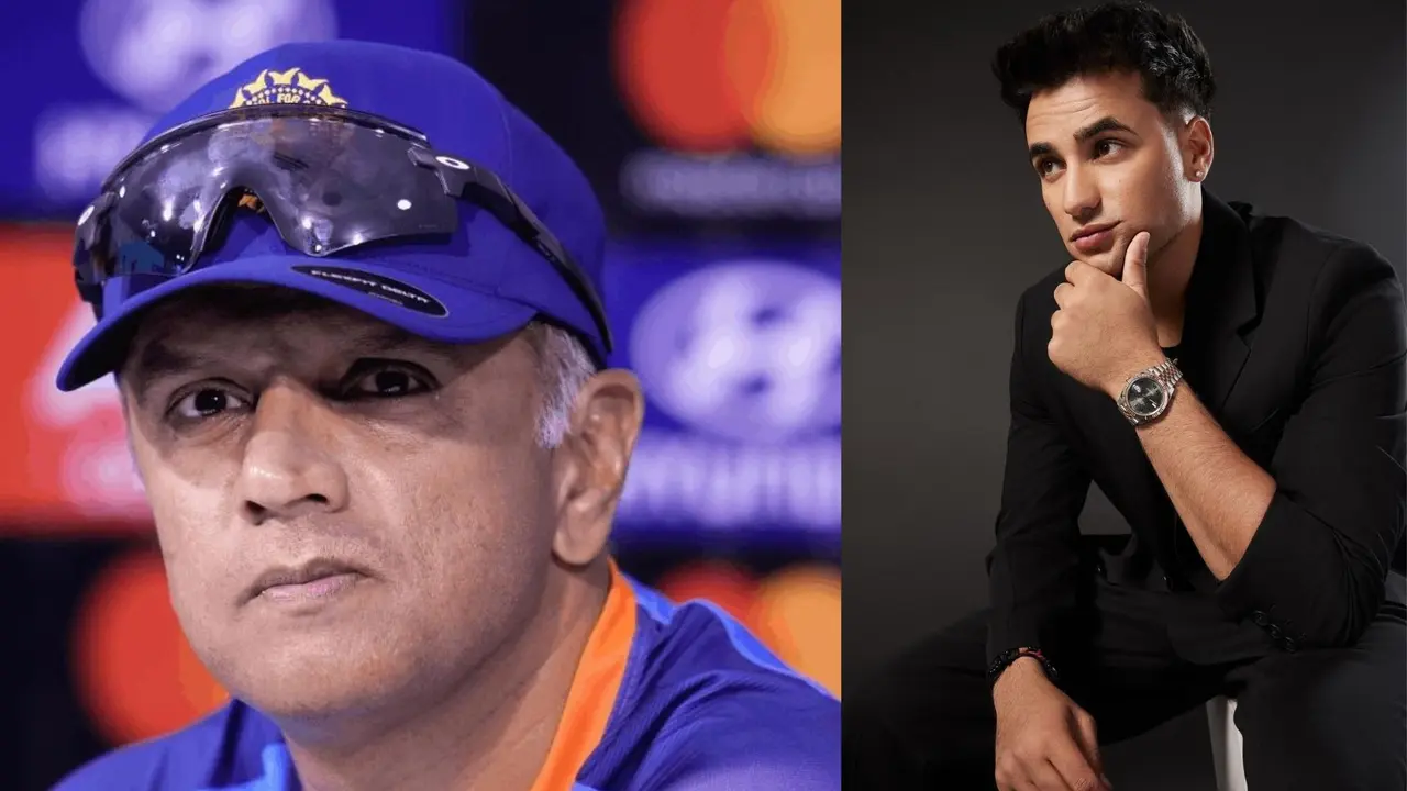 Rahul dravid and Abhishek Sharma