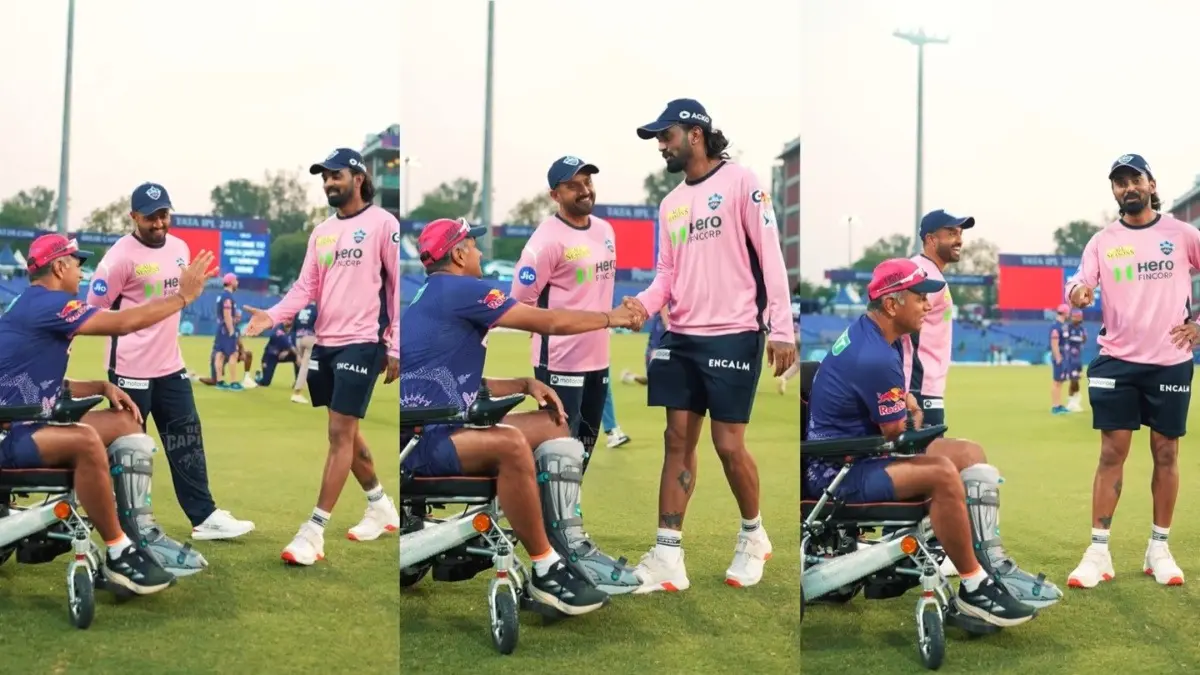 DC vs RR, IPL 2025: Rahul Dravid, KL Rahul Share Heartwarming Moment Ahead Of Clash At Arun Jaitley Stadium Rahul Dravid and KL Rahul share heartwarming moment ahead of DC vs RR clash