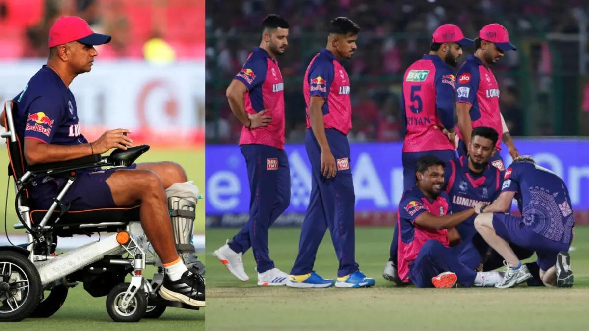 Rahul Dravid and Team Rajasthan Royals