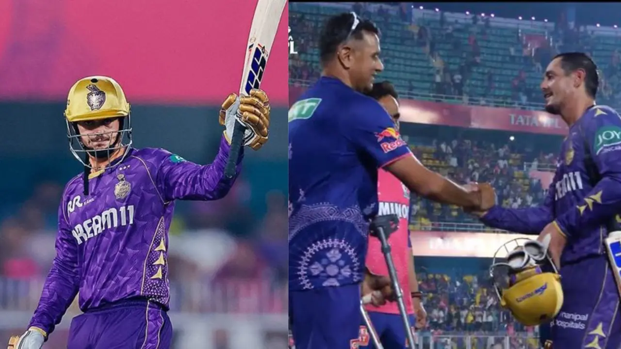 Rahul Dravid appreciates Quinton de kock 97 not out innings video went viral