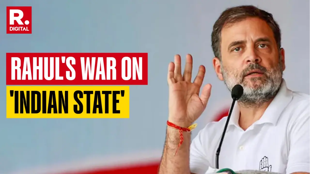 Rahul Gandhi Declares War on Nation, Says Fight is Against Indian State, Not Just BJP and RSS Rahul Gandhi Declares War on Nation