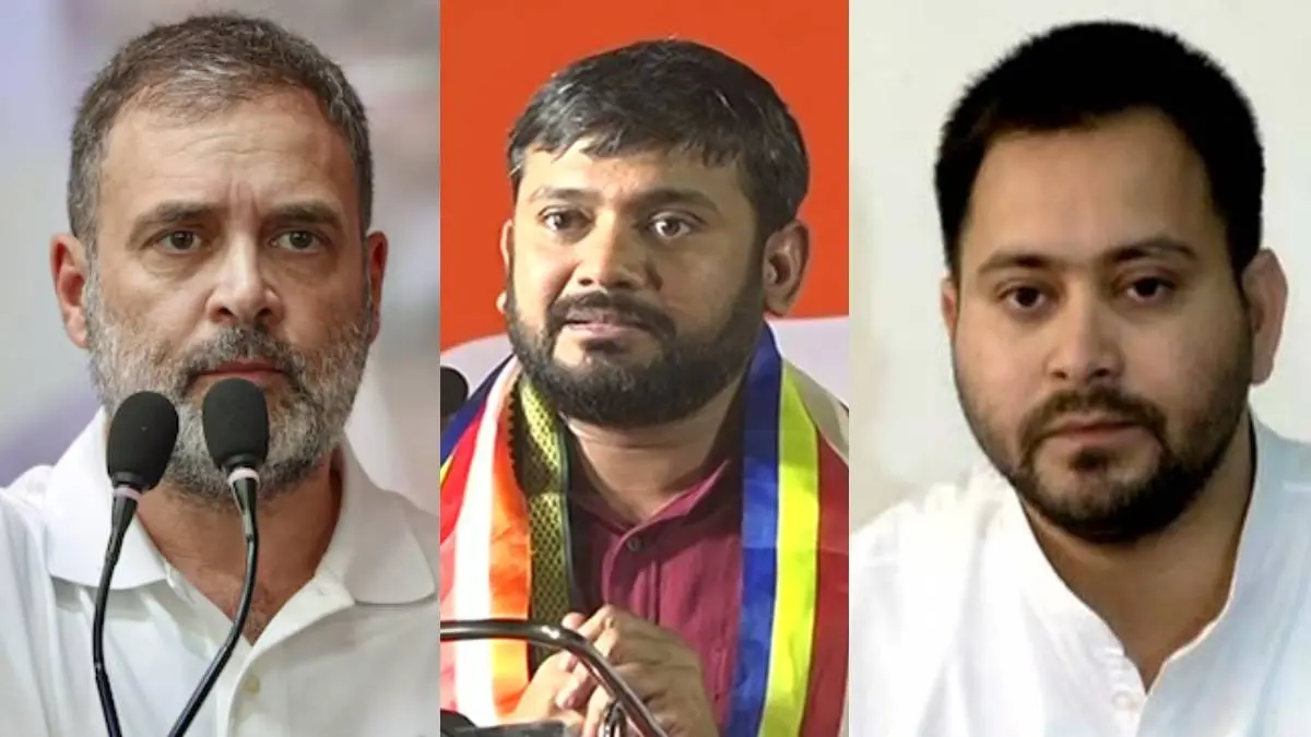 Rahul Gandhi-Kanhaiya Kumar-Tejashwi Yadav