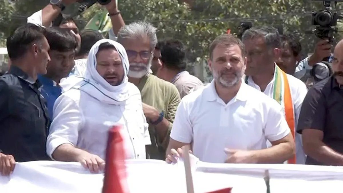 Rahul Gandhi Voter Adhikar Yatra