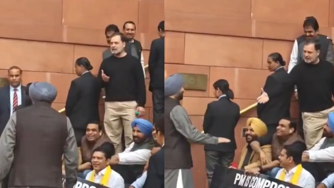 'देखो, एक गद्दार...', राहुल गांधी ने की टिप्पणी, तो केंद्रीय मंत्री रवनीत बिट्टू ने दिया ये जवाब, संसद के गेट पर तीखी बहस Rahul Gandhi vs Ravneet Singh Bittu