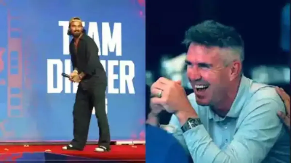 KL Rahul Roasts Kevin Pietersen Hilariously During IPL 2025 Season; Watch Viral Video Rahul Mocks KP