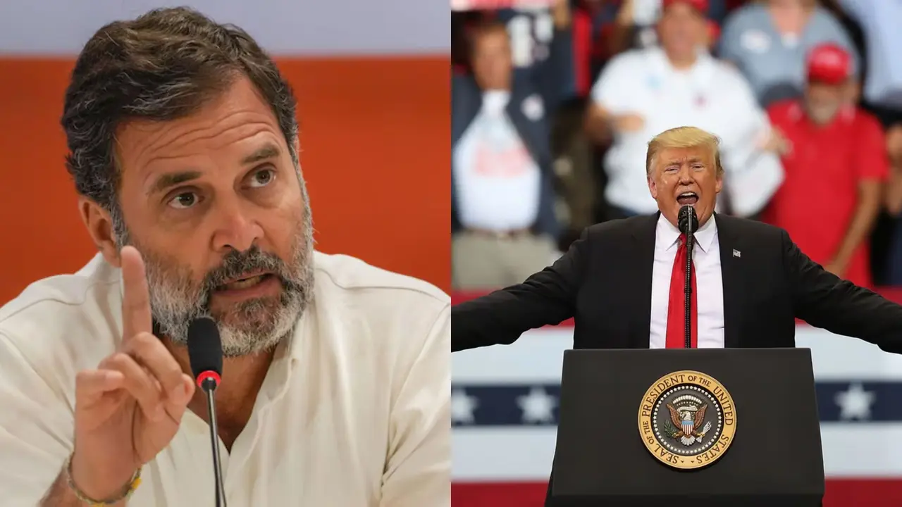 Rahul Gandhi Congratulates Donald Trump For His Historic Win in US Polls 2024 Rahul Writes to Donald Trump