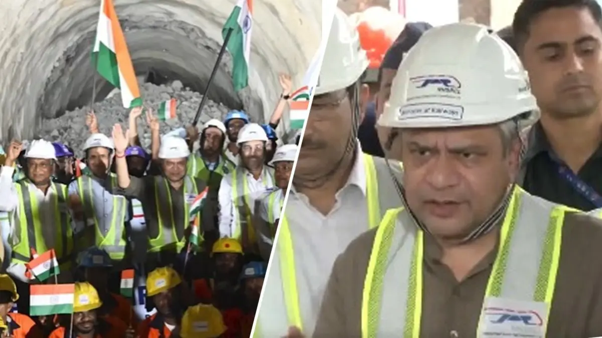 Railway Minister Ashwini Vaishnaw Conducts Breakthrough of 5-km-long Bullet Train Tunnel in Maharashtra's Thane
