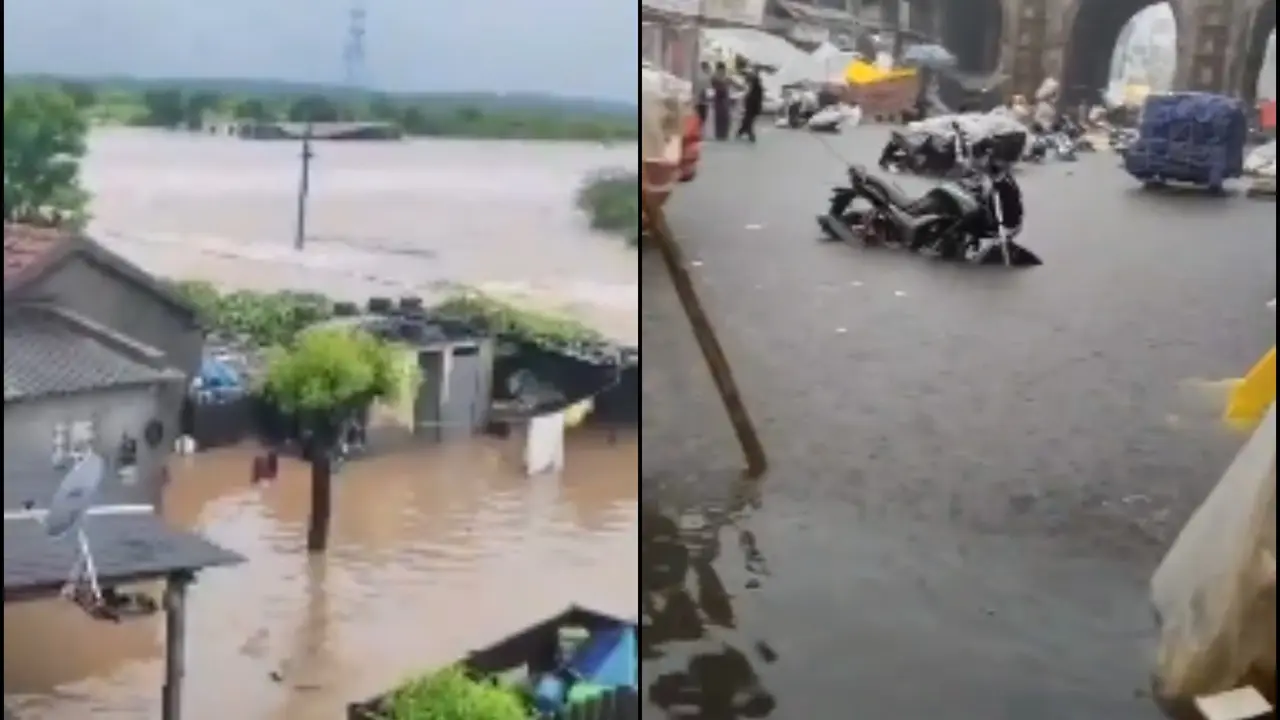 Rain in Ahmedabad: Videos Show Severe Waterlogging in City, More Downpour Expected and Flood Alerts
