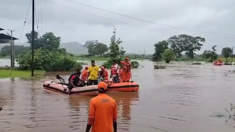 Heavy Downpour Causes Flooding in Thane And Palghar, Over 49 Rescued From Water-Logged Resort