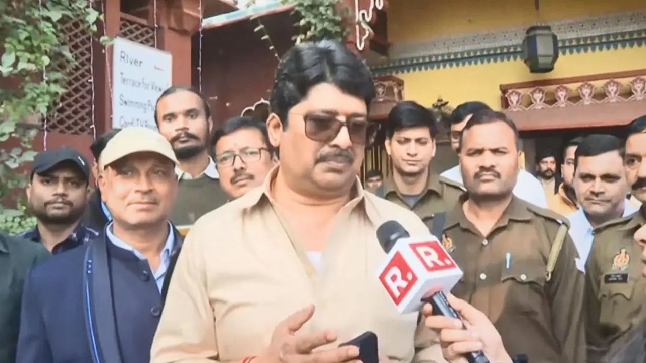 Raja bhaiya in Hindu Ekta Pad Yatra