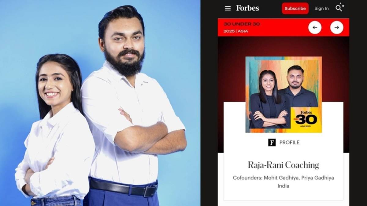 Raja Rani Coaching Earns Global Honor with Forbes 30 Under 30 Asia Feature After Breaking Guinness World Record