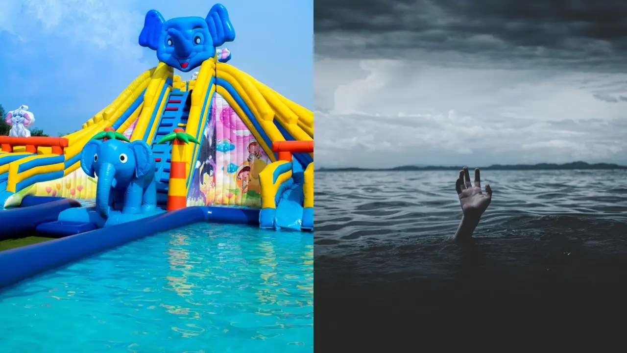 rajasthan 9 year old boy went to water park with his parents died by drowning in alwar