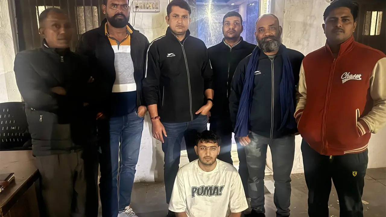 Rajasthan AGTF Arrests Notorious Leader Pradeep Gurjar of Lawrence Bishnoi Gang Rajasthan AGTF Arrests Notorious Leader Pradeep Gurjar of Lawrence Bishnoi Gang