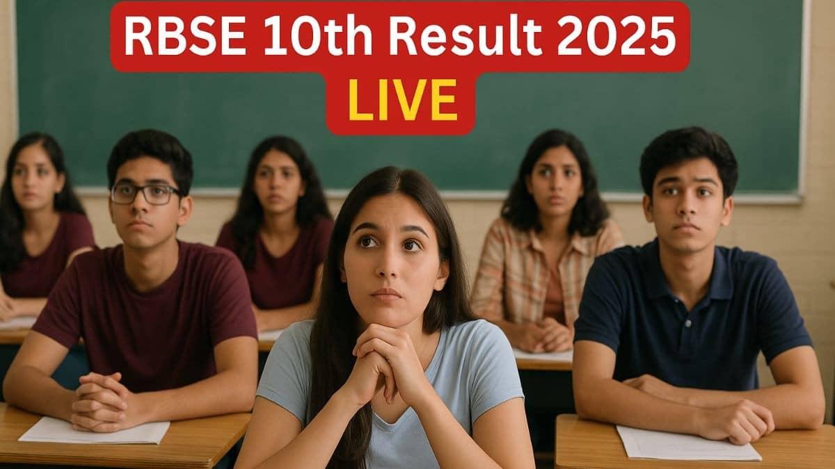 Rajasthan Board 10th Result 2025 Live Updates: RBSE Class 10th Result Releasing Today at rajeduboard.rajasthan.gov.in, Know How to Check on Website, SMS and DigiLocker 