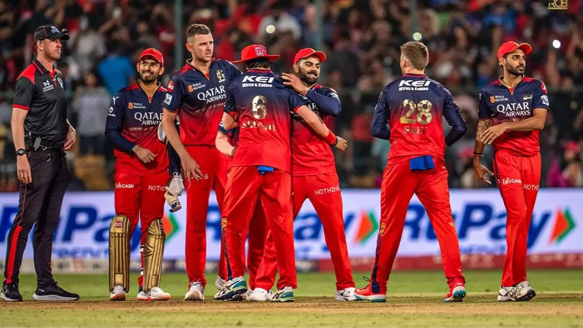 rajasthan royals playoffs chance ends as rcb jumps to no three virat kohli in race of orange cap know details