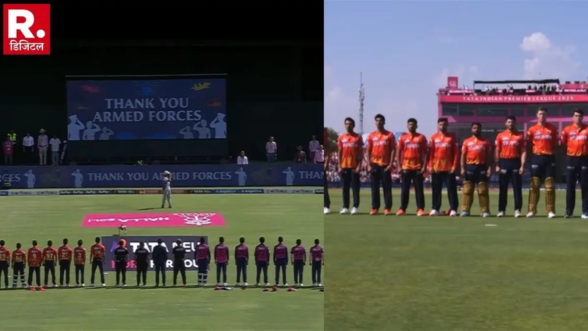 Rajasthan Royals Punjab Kings pay tribute to Indian Army after operation Sindoor video went viral
